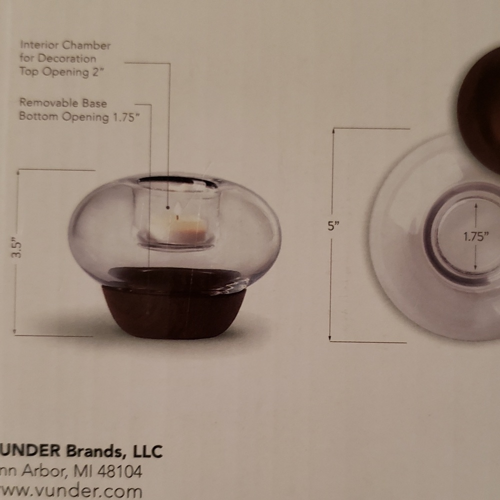 NWOT Vunder Tahiti Tealight Candleholder - Picture 5 of 5